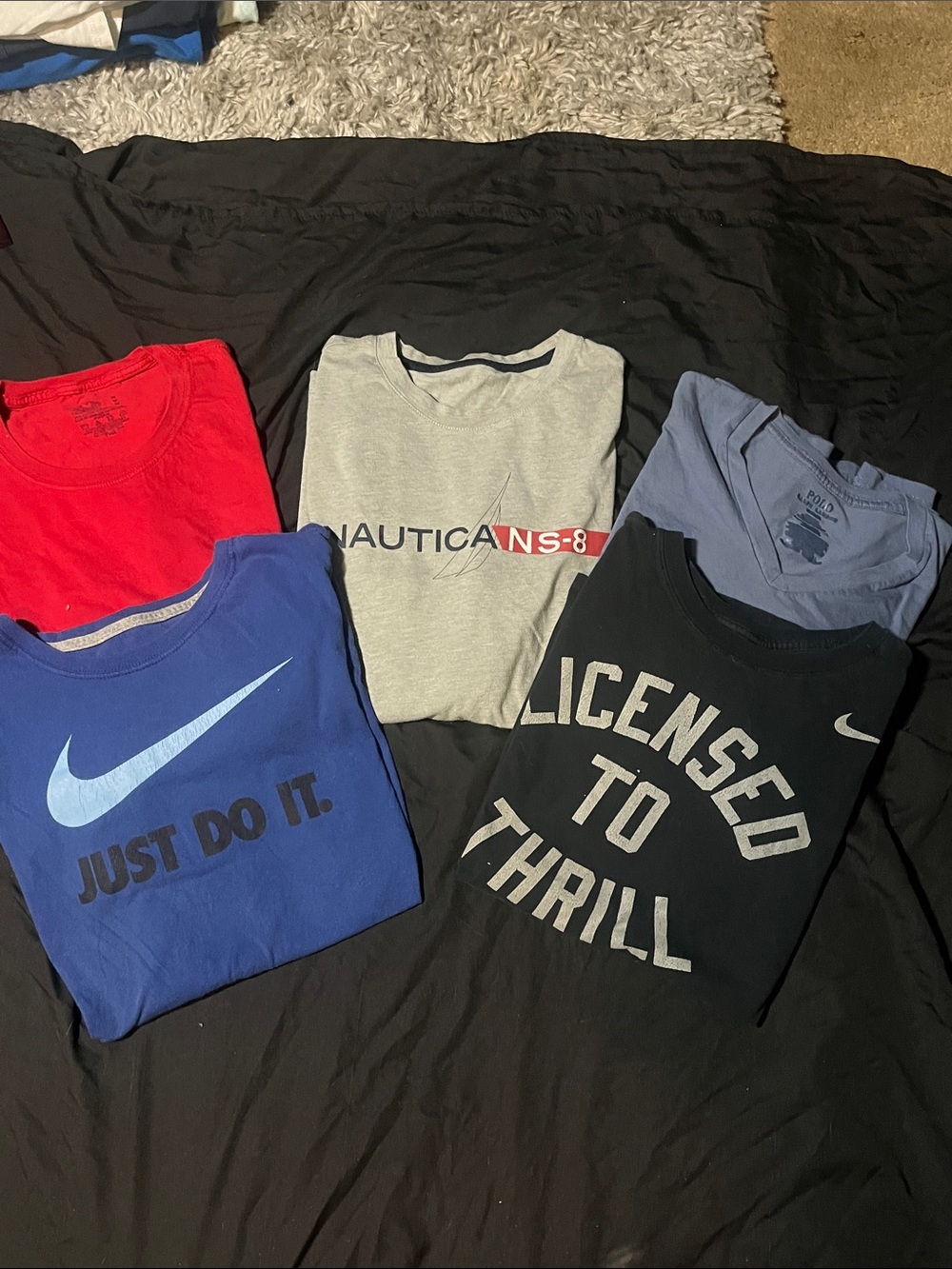 Lot of 5 Long/Short Sleeve Men’s Tees Size Medium